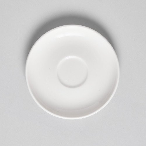Ora White Coffee Saucer Stackable 3