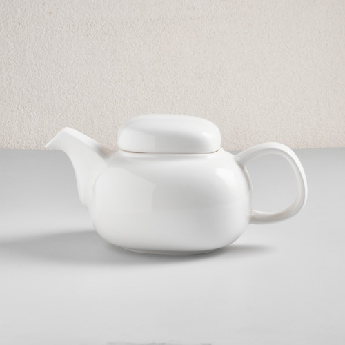 Ora White Teapot Small 2cup 80cl