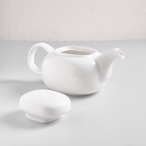 Ora White Teapot Small 2cup 80cl 2