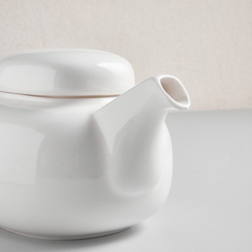 Ora White Teapot Small 2cup 80cl 3