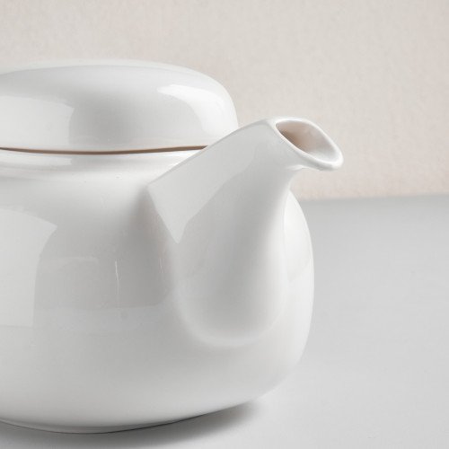 Ora White Teapot Large 4-6 cup 120cl 2