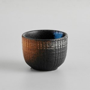 Dark Brown Fusion Sake Cup 50ml
