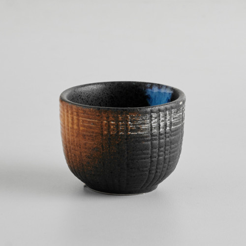 Dark Brown Fusion Sake Cup 50ml