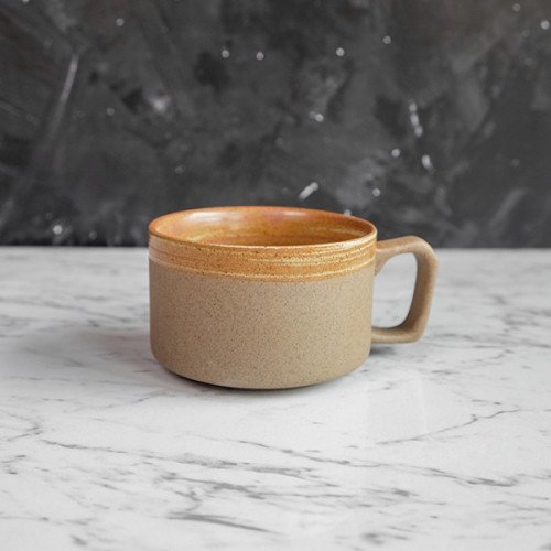 Sandblasted Brown Mug 200ml