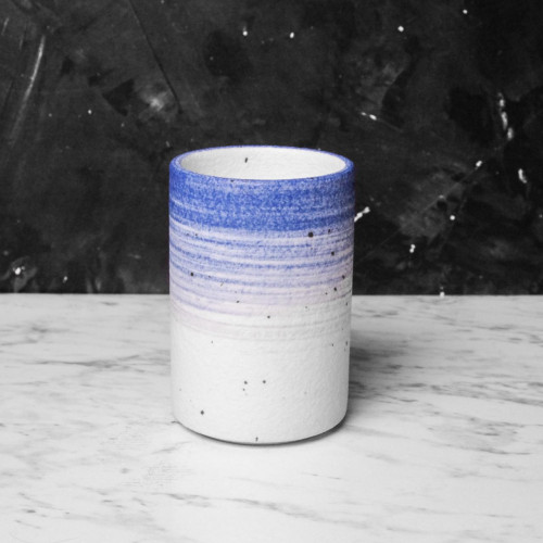 Blue Stripes Tall Kicho Mug 200ml