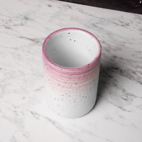 Purple Stripes Tall Kicho Mug 200ml 2