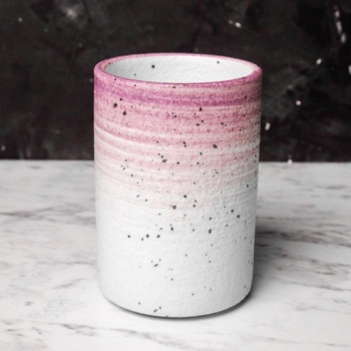 Purple Stripes Tall Kicho Mug 200ml 3