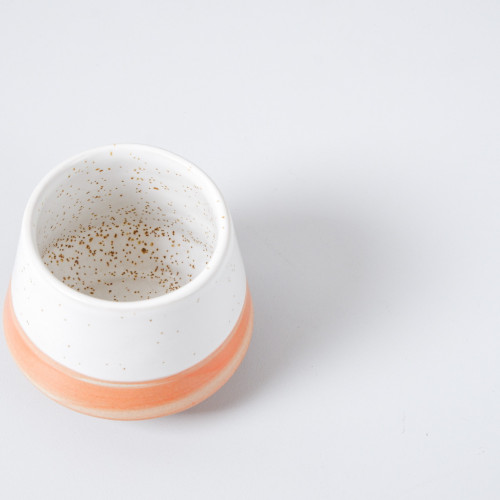 Gradient Handleless Mug 200ml - Apricot 5
