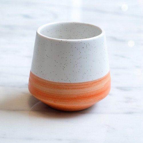 Gradient Handleless Mug 300ml - Apricot