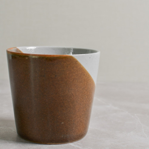 Dual-glaze Mug Brown 225ml 3