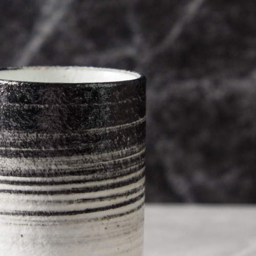 Black Stripes Tall Kicho Mug 200ml 4