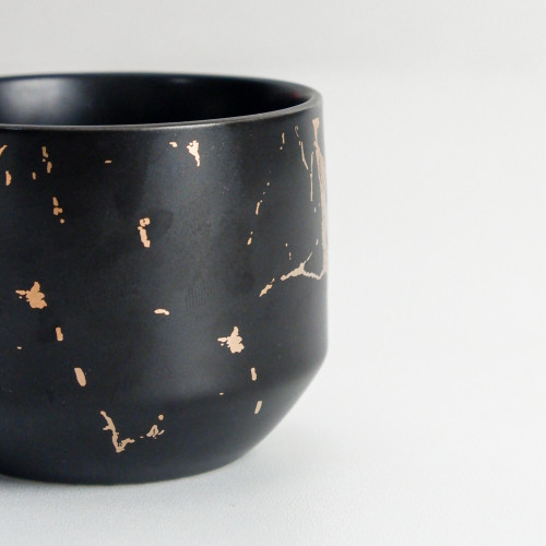 Duquet Mug GS01 225ml Gold Splash Black 4