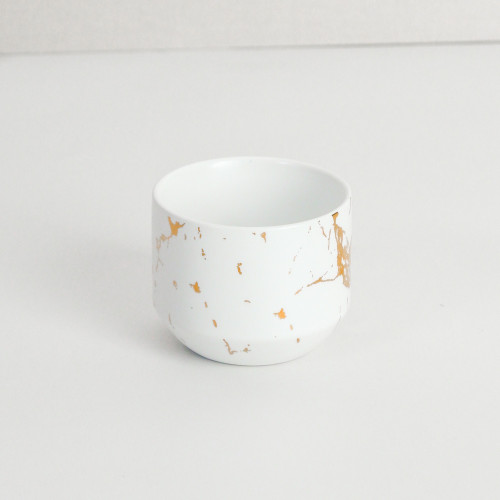 Duquet Mug GS02 225ml Gold Splash White 3