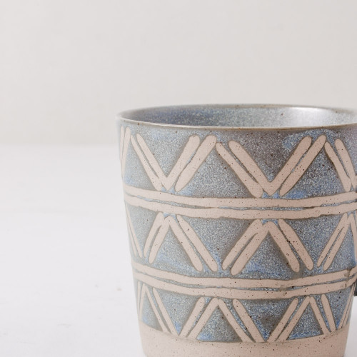 Hollie Patterned Mug 350ml - Entangle Green 4