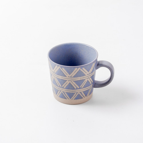 Hollie Patterned Mug 350ml - Entangle Blue 2