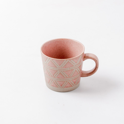 Hollie Patterned Mug 350ml - Entangle Red 2