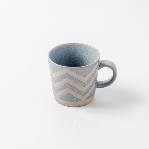 Hollie Patterned Mug 350ml - Wave Green 2