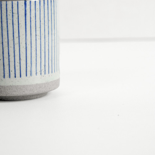 Ukiyo Tea Cup 150ml - Blue Stripes 3