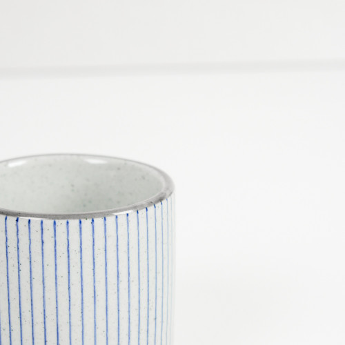 Ukiyo Tea Cup 150ml - Blue Stripes 4
