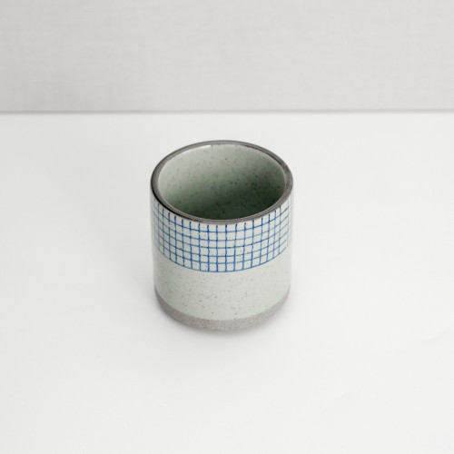 Ukiyo Tea Cup 150ml - Blue Checks 4
