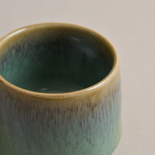 Han Tsutsu-Gata 225ml Teacup - Jade Lustre 3