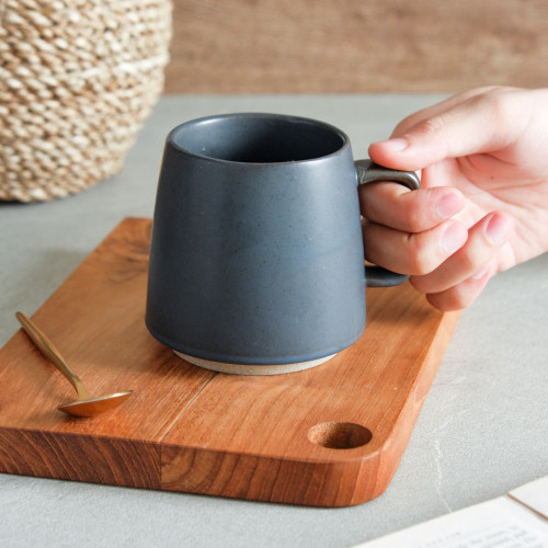 Monolith Pottery Mug 325ml - Steel Gray 4