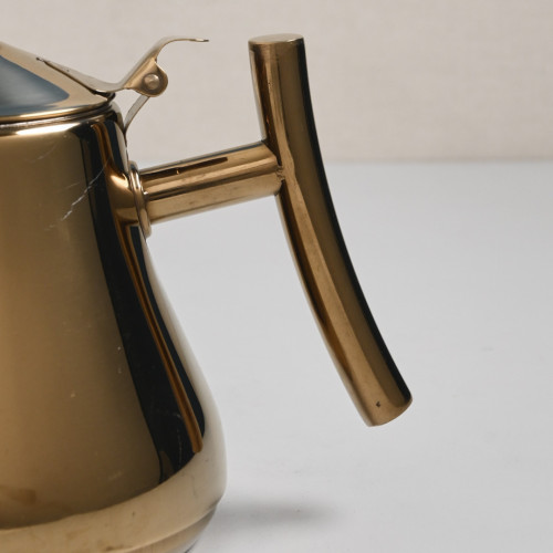 Stainless Steel Flower Teapot with Filter 1L - Gold 2