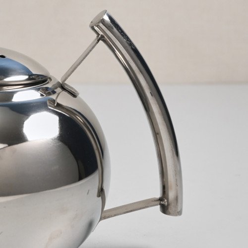 Stainless Steel Pearl Teapot with Filter 1L - Silver 3