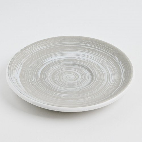 Grey Swirl saucer L