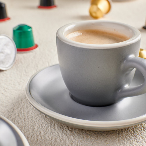 Hapita Espresso Cup Saucer - Slate 4