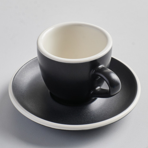 Hapita Espresso Cup Saucer - Graphite 4