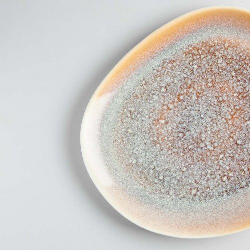 Gaia Caldera Yellow Dinner Plate 28.8 x 25.2cm 3