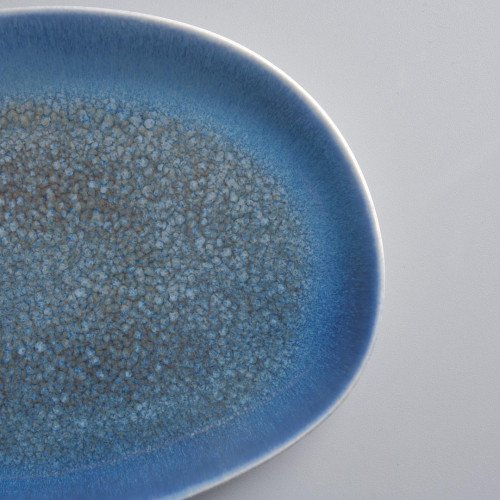 Gaia Caldera Blue Salad/Dessert Plate 22.8 x 19.6cm 3