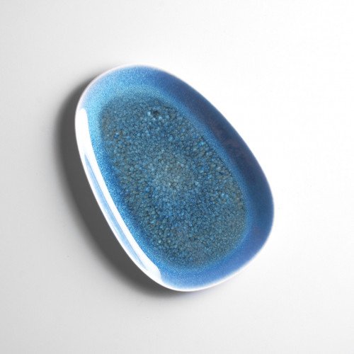 Gaia Caldera Blue Platter Small 21.8 x 14.8cm