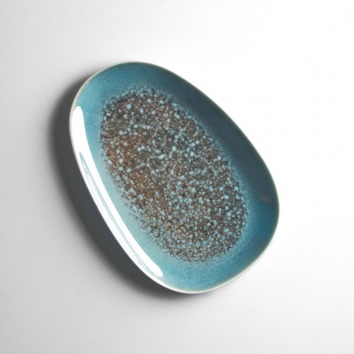 Gaia Caldera Green Platter Medium 27.4 x 18.2cm