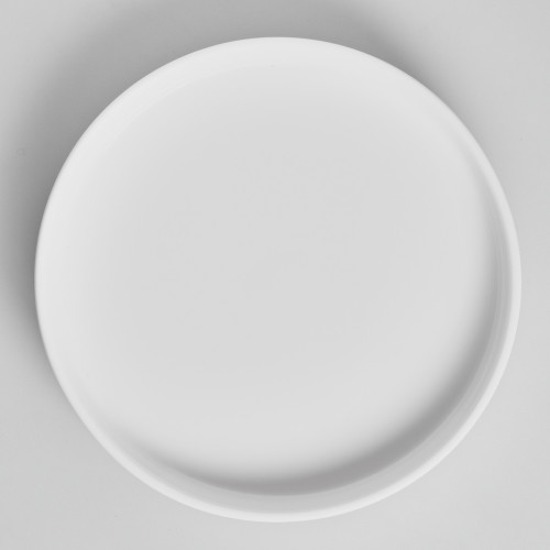 Kaden White Plate Tall Stackable 26cm 2