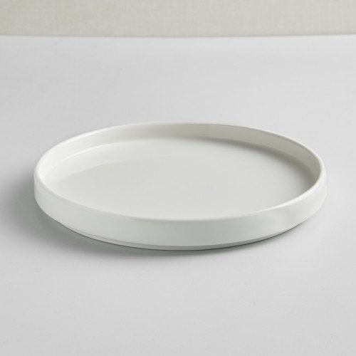 Kaden White Plate Short Stackable 20cm 4