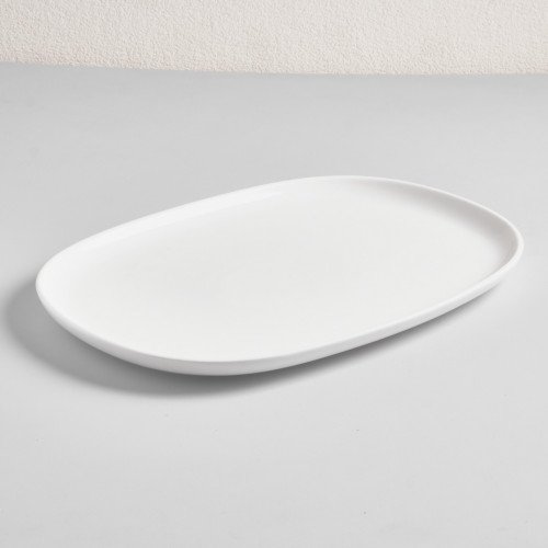 Ora White Platter Large 33 x 23cm 2