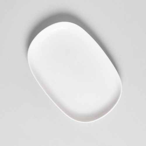 Ora White Platter Small 21.5 x 15cm