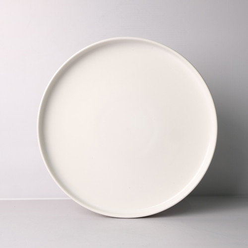 White Solitude 10" Dinner Plate