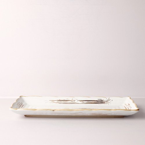 Golden Notch 10" Long Plate