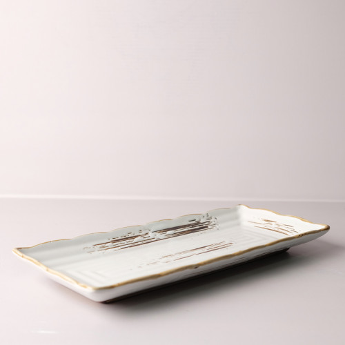 Golden Notch 10" Long Plate 2
