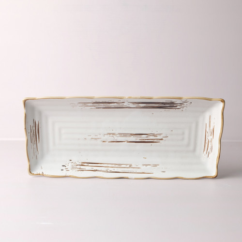 Golden Notch 10" Long Plate 4