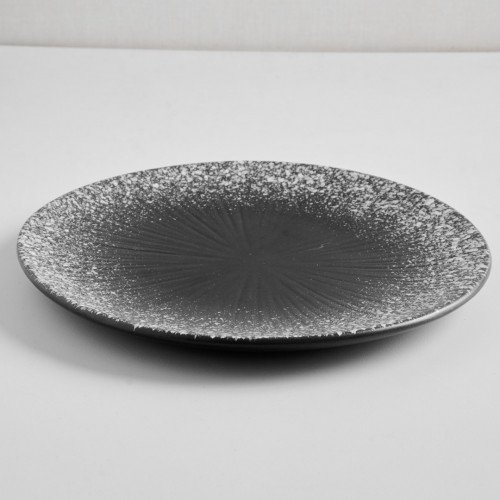 Black Kemuri Dinner Plate 9" 2