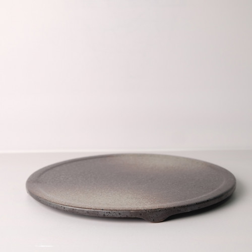 Dark Shaded Flat Dinner Plate 10" 2