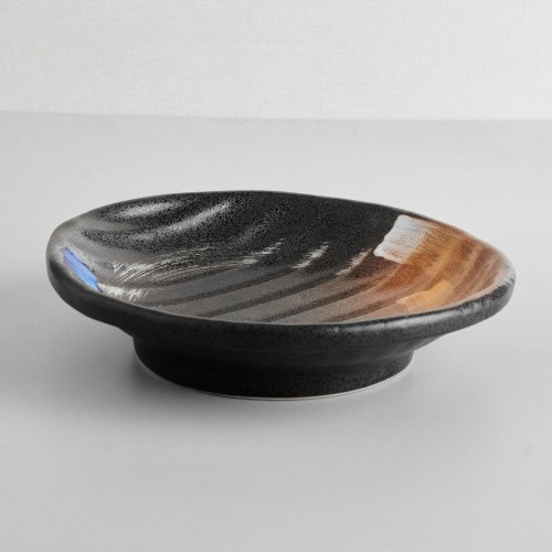 Dark Brown Fusion Salad Plate 8" 2
