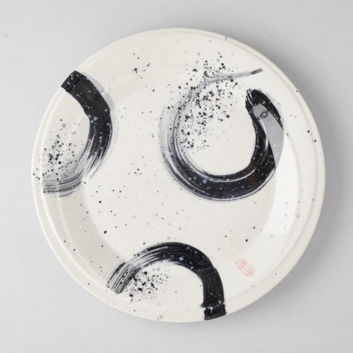 Kasumi White Dinner Plate 10"