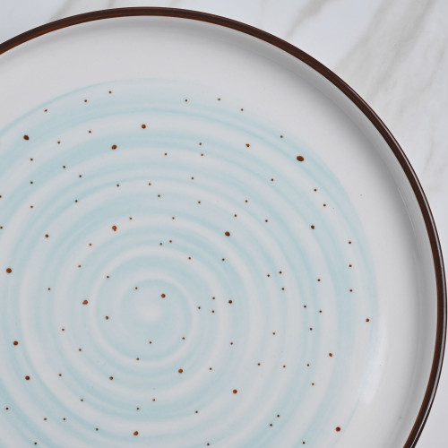 White Ripples Salad Plate 8" 3