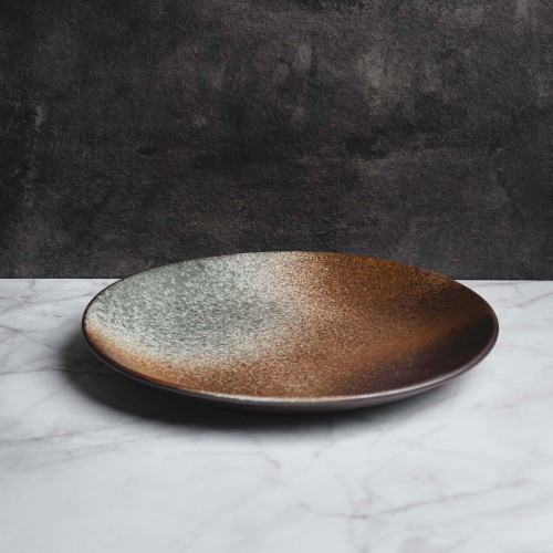 Abstract Glaze Dinner Plate 10" 2