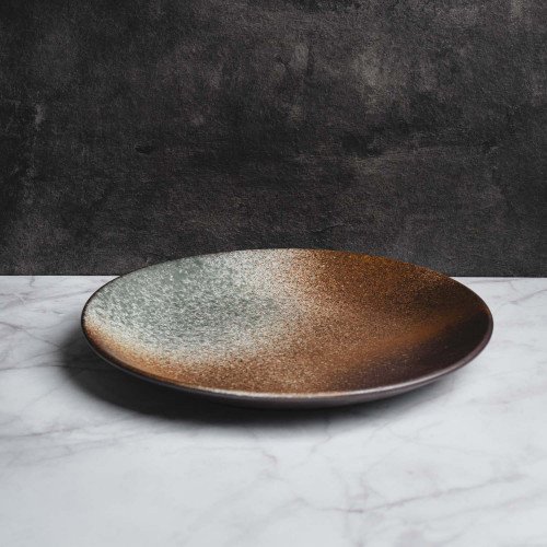 Abstract Glaze Dinner Plate 10" 2